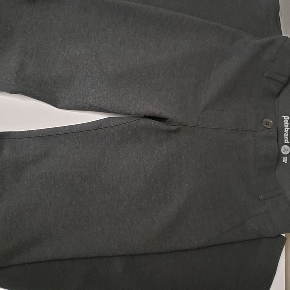 BETABRAND Charcoal Classic Dress Pant Yoga Pants - Picture 6 of 11